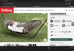 Fatboy Headdemock Hangmat - Antraciet Grijs, als nieuw, Ophalen, Opvouwbaar, Meerpersoons, Zo goed als nieuw