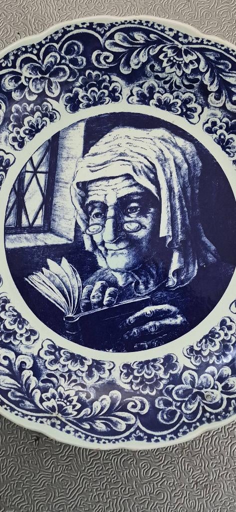 Delfblauwen bord, Ophalen of Verzenden