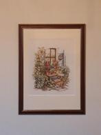 Te koop: Borduurwerk ingelijst met dubbel passepartout, Ophalen