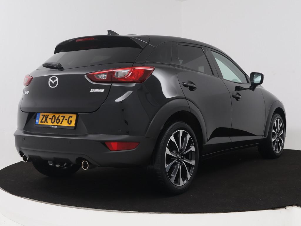 Mazda CX-3 2.0 SkyActiv-G 120 Sport Selected Trekhaak afneem, Auto's, Mazda, Stof, Euro 6, 4 cilinders, Zwart