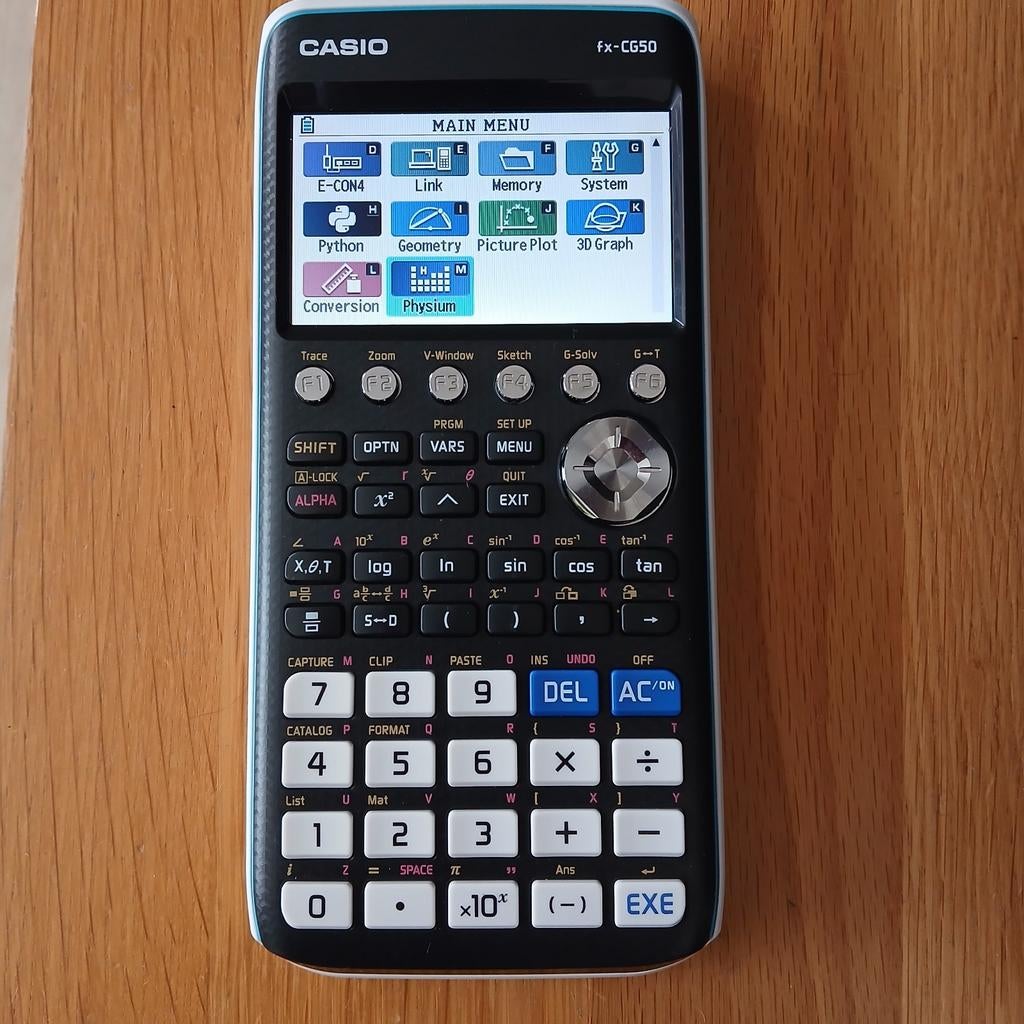 Grafische rekenmachine FX-CG50, Ophalen of Verzenden, Grafische rekenmachine, Zo goed als nieuw