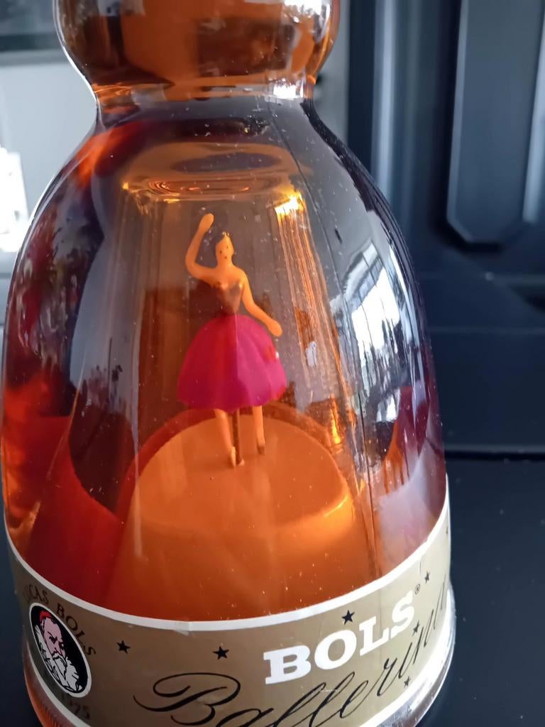 . vintage Bols Ballerina fles met een danseresje erin., Verzenden, Overige typen