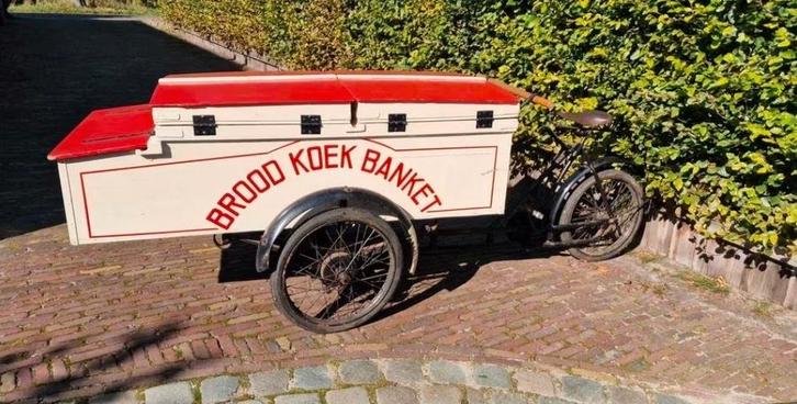 bakkers bakfiets oldtimer antiek bakfiets, Fietsen en Brommers, Fietsen | Bakfietsen, Gebruikt, Gazelle, Goederen, Ophalen of Verzenden