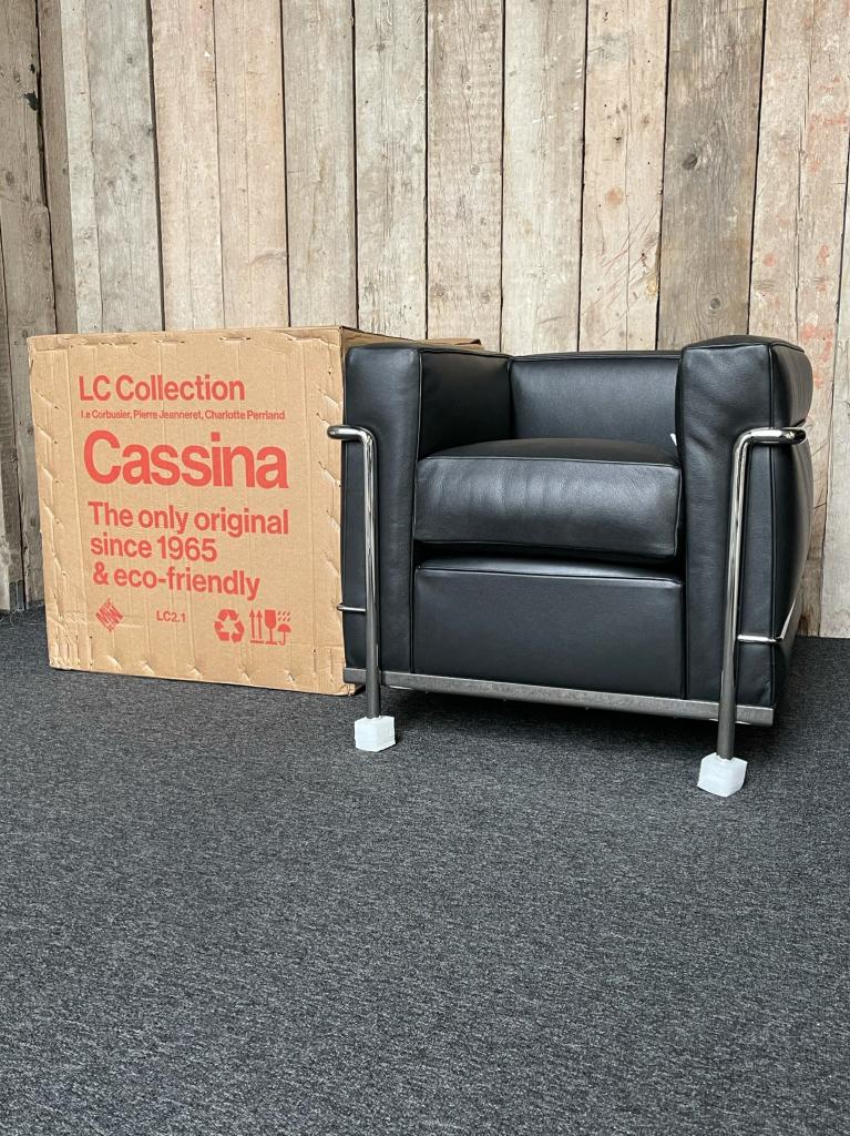 Nieuw Cassina LC2 Design Fauteuil leer, Niet ingevuld, Minder dan 75 cm, Niet ingevuld, Nieuw
