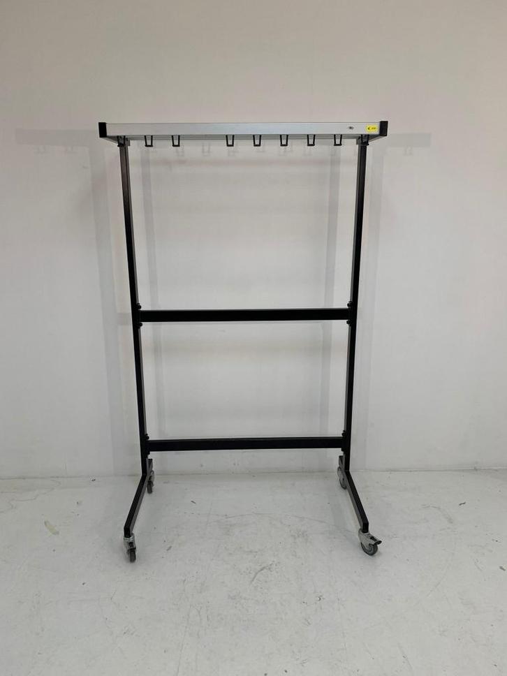 Verrijdbare kapstok, gebruikt, 9 haaks, €110 ex, Huis en Inrichting, Woonaccessoires | Kapstokken