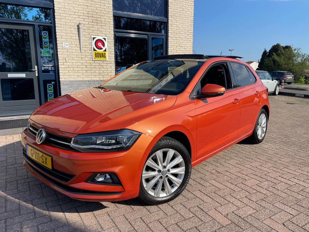 Volkswagen Polo 1.0 TSI Comfortline- automaat-panodak-NAP, Auto's, Gebruikt, Euro 6, 49 €/maand, Origineel Nederlands