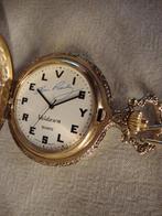 Elvis Presley zakhorloge goudkleurig, Ophalen of Verzenden, Gebruikt, Foto of Kaart, Gesigneerd