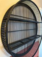 Zwart rond wandrek met 2 planken, Ophalen, Gebruikt