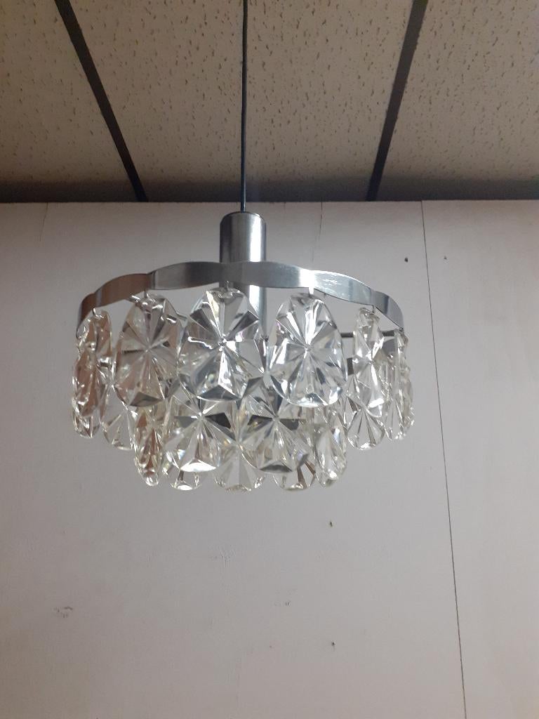 jaren 70 hanglamp met kunststof schijven space age design, Huis en Inrichting, Lampen | Hanglampen, Gebruikt, ?, ?, ?