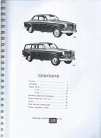 Volvo Service Manual 120-series contents: general lubricatio, Ophalen of Verzenden
