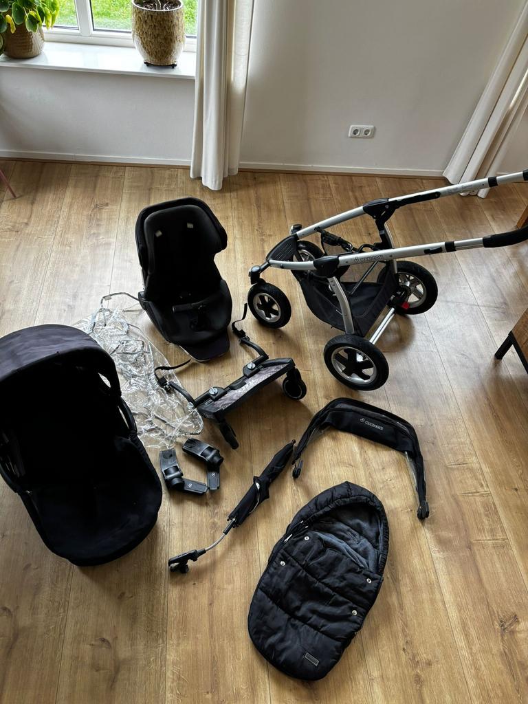 Mooie complete kinderwagen set maxi cosi mura + buggyboard, Ophalen, Zo goed als nieuw