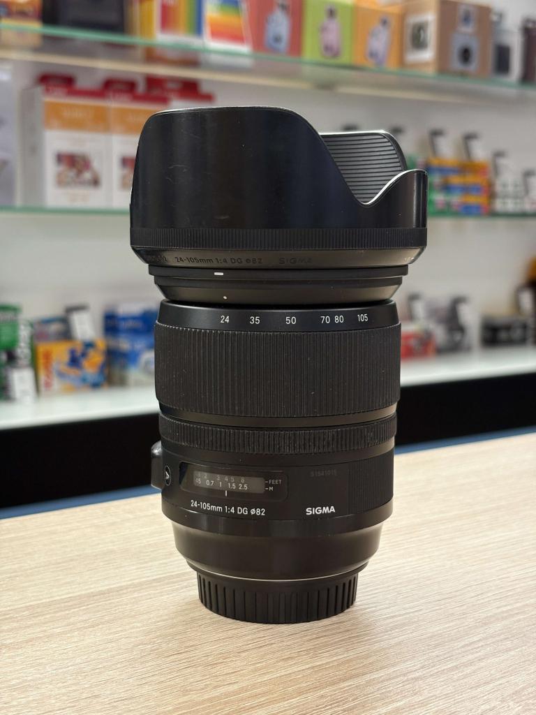 Sigma EF 24-105mm f4 (Occasion Amersfoort), Audio, Tv en Foto, Fotografie | Lenzen en Objectieven, Gebruikt, Luttekepoortstraat 26 3841 AX Harderwijk
