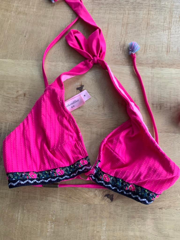 Bikini top Hunkemoller maat M, Ophalen of Verzenden, Zo goed als nieuw, Roze, Bikini
