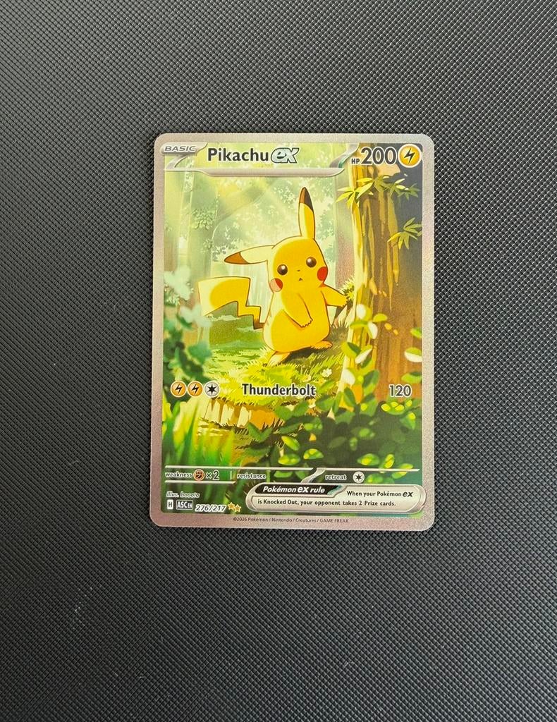 Pikachu ex 276 - Ascended Heroes - Pokemon, Hobby en Vrije tijd, Verzamelkaartspellen | Pokémon, Ophalen of Verzenden, Zo goed als nieuw