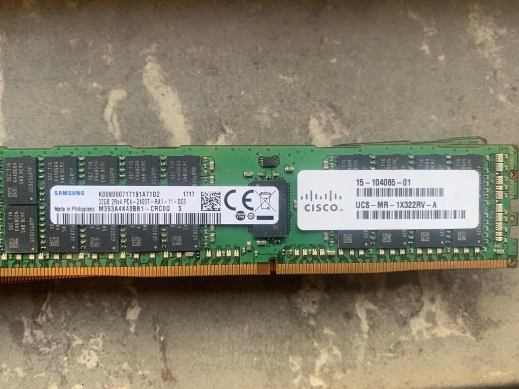 Samsung 32GB ECC RAM, Computers en Software, RAM geheugen, Gebruikt, 32 GB, Server, DDR4