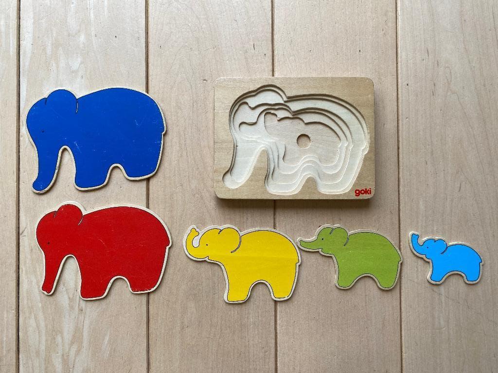 Goki lagenpuzzel, Ophalen of Verzenden, Gebruikt