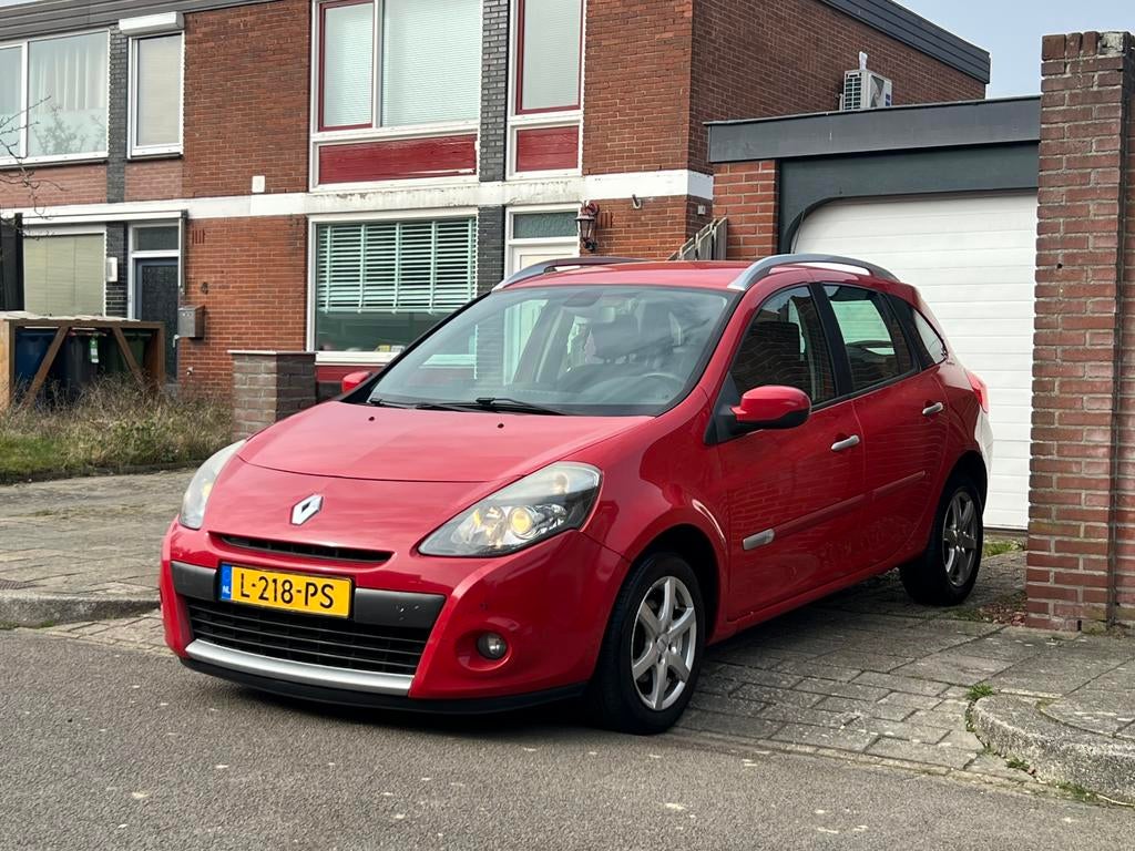 Renault Clio 1.2 16V 55KW Estate 2010 Rood, Voorwielaandrijving, 535 kg, 74 pk, 4 cilinders