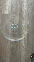 Glazen taartschaal - 40 cm diameter, Huis en Inrichting, Schaal, Rond, Ophalen of Verzenden, Glas