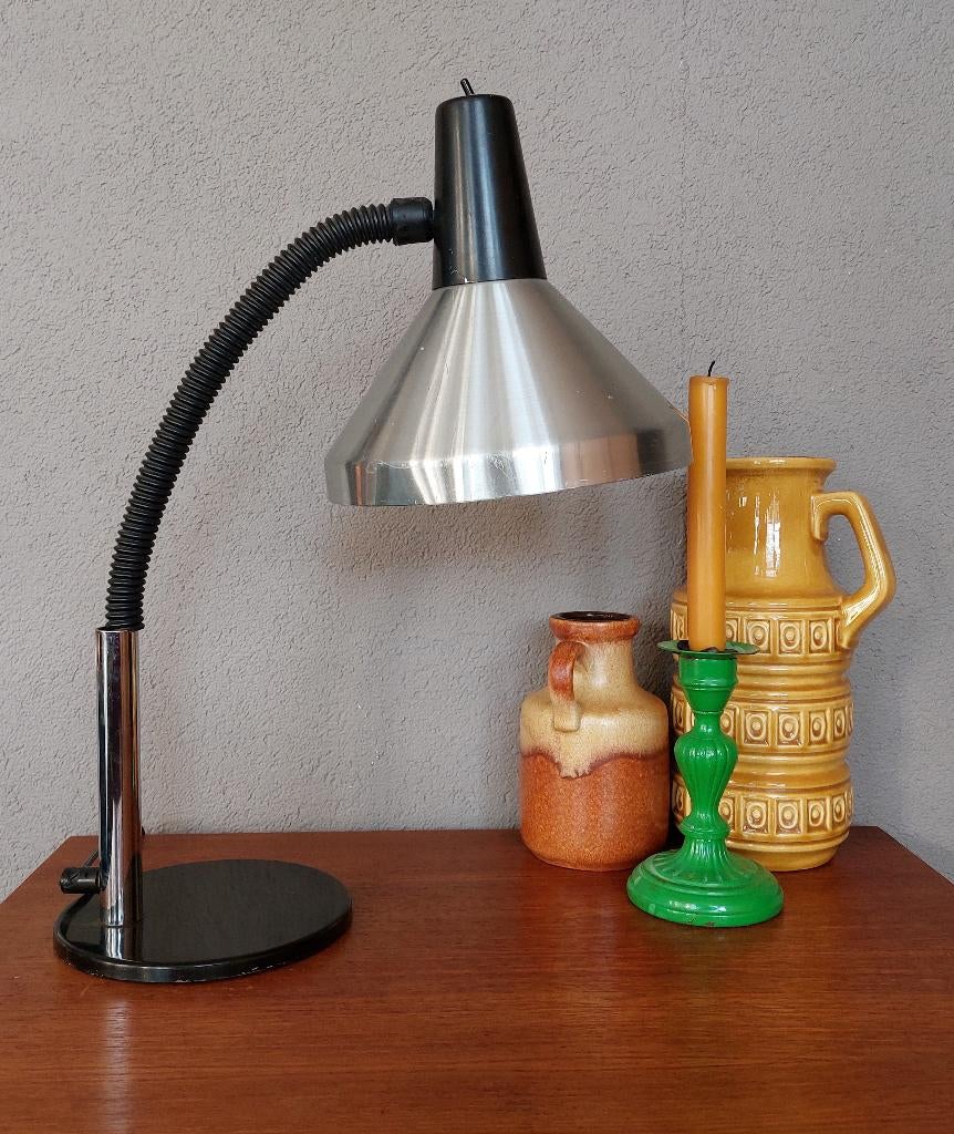 Bureaulamp, Huis en Inrichting, Ophalen, Gebruikt, Vintage, Metaal