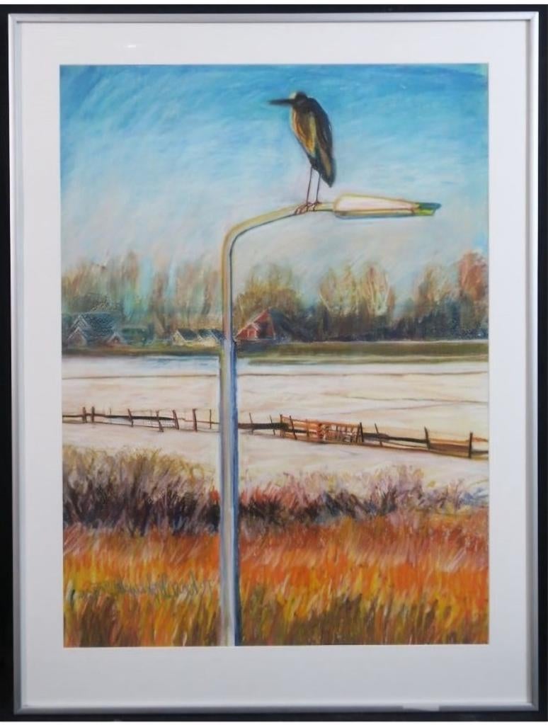 Pastelkrijt schilderij Arien van Waterland, Ophalen