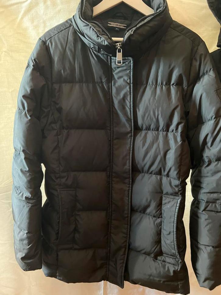 Tommy Hilfiger gewatteerde jas - Zwart, Kleding | Dames, Jassen | Winter, Zo goed als nieuw, Maat 46/48 (XL) of groter, Zwart