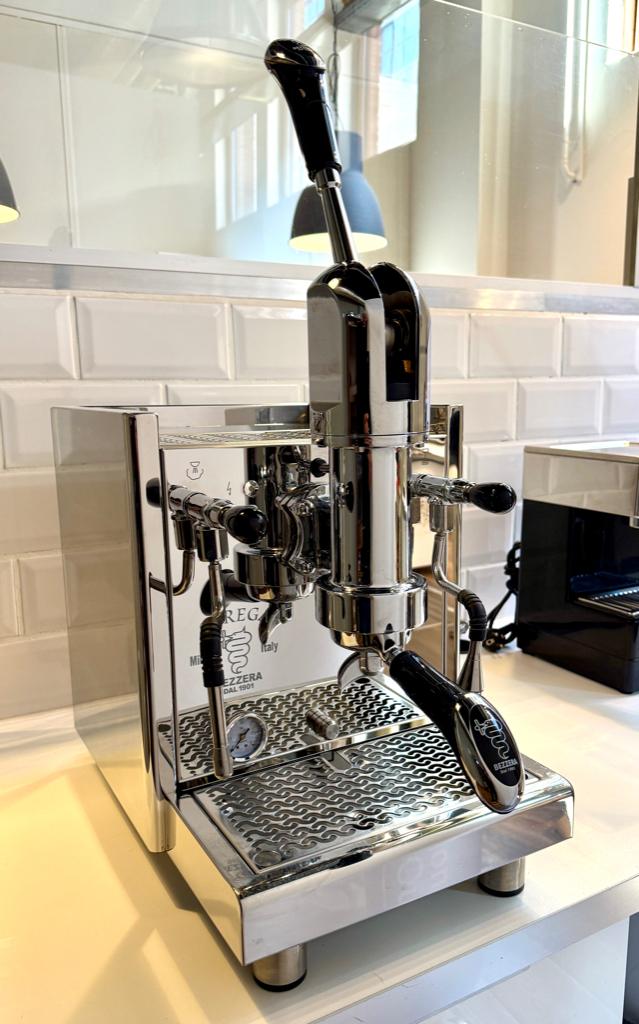 Bezzera Stega  hendel espressomachine, Witgoed en Apparatuur, Koffiezetapparaten, Gemalen koffie, Gebruikt, Espresso apparaat