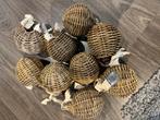 Riviera Maison rattan ballen (klein model ), Ophalen of Verzenden, Zo goed als nieuw, Rond, Riet