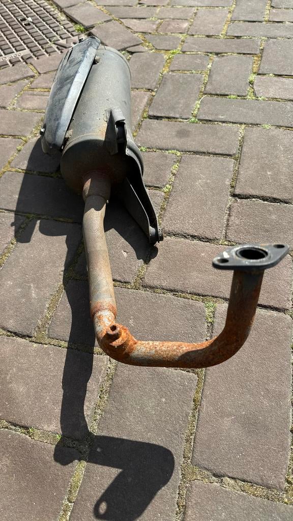 Scooter uitlaat 4-takt - Weinig gebruikt, past op Sym en mee, Ophalen of Verzenden, Gebruikt, Uitlaat, SYM