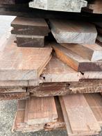 Azobe damwand, Tuin en Terras, Palen, Balken en Planken, Ophalen, Zo goed als nieuw, 250 cm of meer, Palen