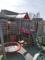 Speeltuin, speelhuisje, glijbaan, Ophalen, Gebruikt, Schommel