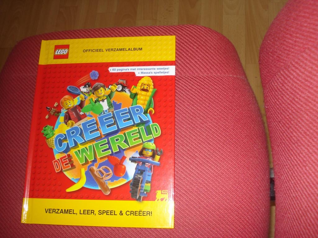 CREEER DE WERELD,COMPLETE SET KAARTJES + ALBUM ( ZIE TEKST ), Kinderen en Baby's, Speelgoed | Duplo en Lego, Lego Primo, Nieuw