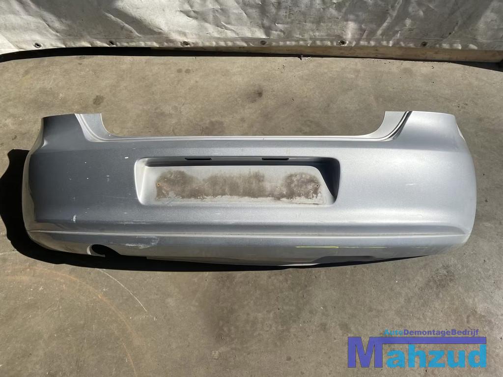VW POLO 6R Zilver LA7W achterbumper bumper achter 2009-2016, Gebruikt, Volkswagen, Volkswagen AG, Achter