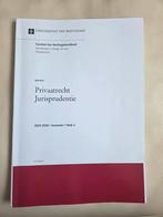 Privaatrecht jurisprudentie reader UVA jaar 1, Ophalen of Verzenden, Alpha, Zo goed als nieuw, WO