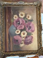 Schilderij Tilly Moes - Bloemenstilleven in Baroklijst, Antiek en Kunst, Kunst | Schilderijen | Klassiek, Ophalen of Verzenden