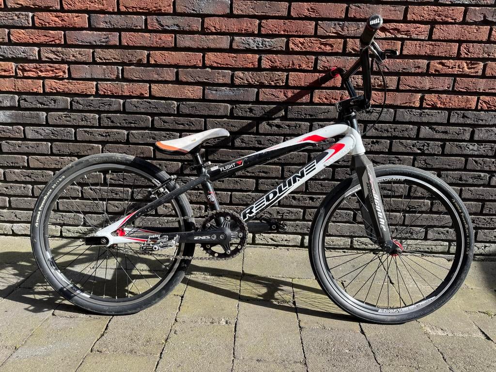 Redline Flight Expert BMX Racefiets, Fietsen en Brommers, Fietsen | Crossfietsen en BMX, Gebruikt, Velgrem, Aluminium, Ophalen of Verzenden