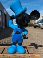 Grote Mickey Mouse Beeld - Blauw met Hoge Hoed, Ophalen, Beeldje of Figuurtje, ., Zo goed als nieuw