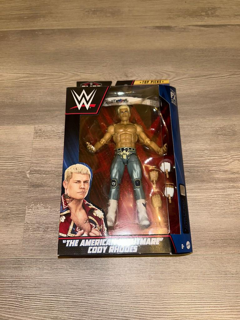 Wwe Cody Rhodes elite, Ophalen of Verzenden, Nieuw