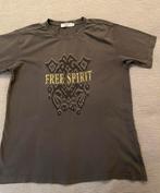Costes antraciet t.shirt Free Spirit opdruk maat M, Kleding | Dames, T-shirts, Ophalen of Verzenden, Zo goed als nieuw, Grijs