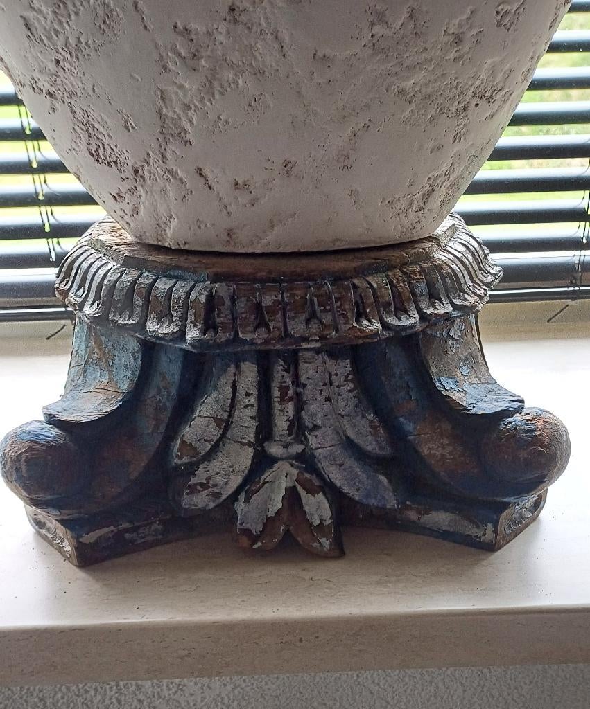 Vintage poer, Overige materialen, Ophalen of Verzenden, Zo goed als nieuw, Kandelaar