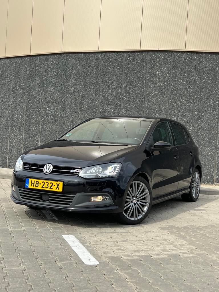Volkswagen Polo 1.4 TSI 110KW DSG 2015 BlueGT GT ACC NAP 5DR, 4 cilinders, 610 kg, Origineel Nederlands, Grijs