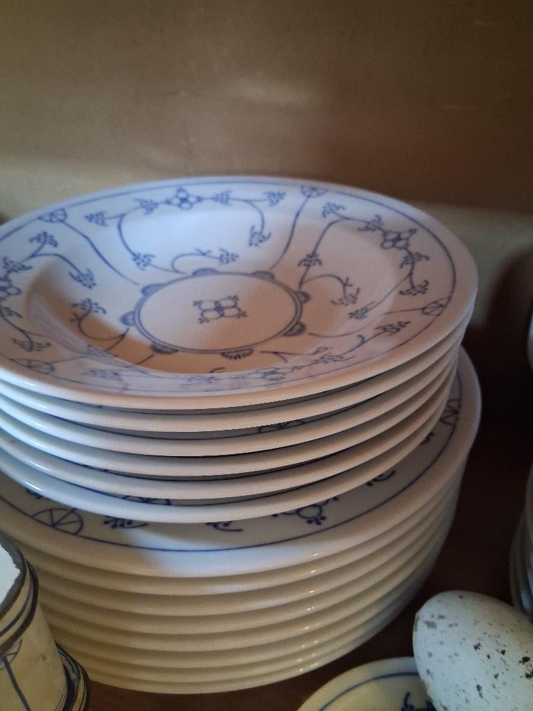 Soepborden, diepe borden Blau Saks Kahla, Ophalen of Verzenden, Zo goed als nieuw, Bord(en), Overige stijlen