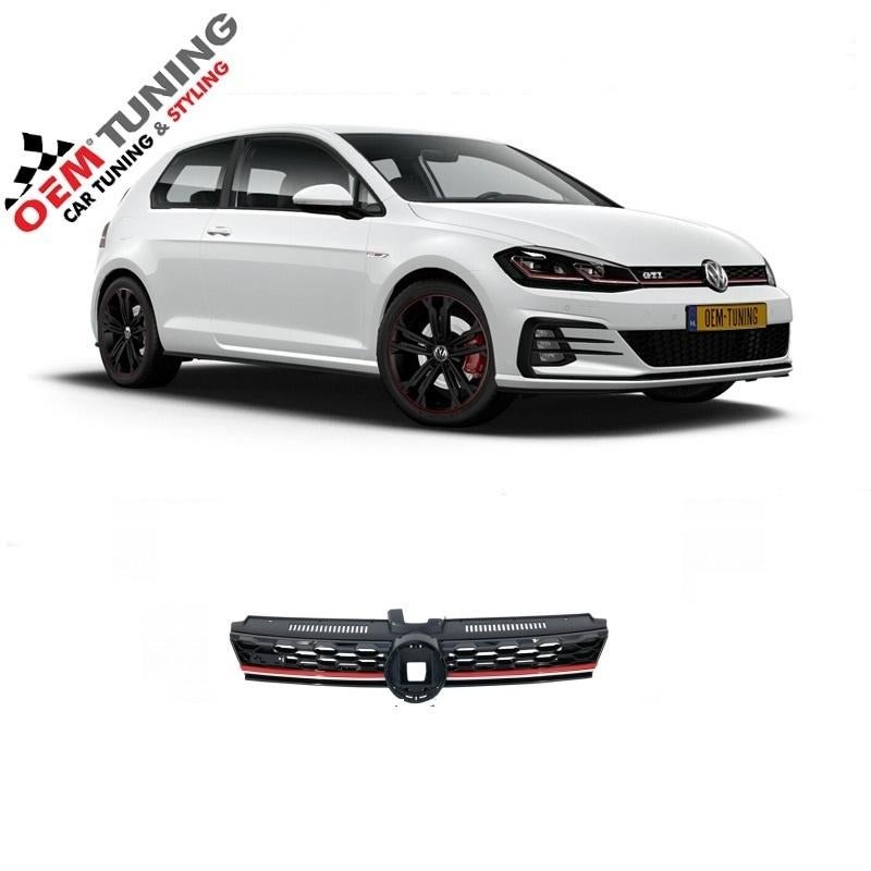 Grille geschikt voor GOLF 7.5 | GTI-LOOK | 2017-2020 |, Ophalen of Verzenden