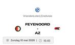 TE KOOP | 2x | tickets | kaarten | Feyenoord - AZ, Tickets en Kaartjes, Sport | Voetbal, Losse kaart, Twee personen, Mei, Buitenland