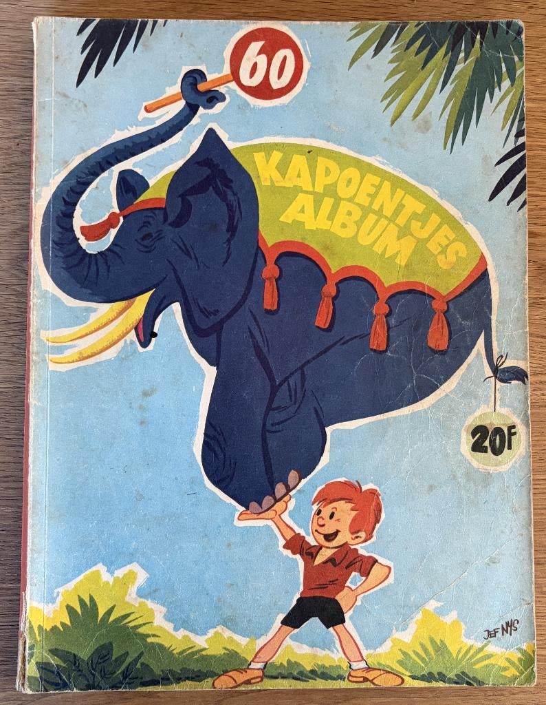 Kapoentjes Album 60 - 1e druk (1963) Strip, Boeken, Stripboeken, Eén stripboek, Ophalen of Verzenden, Gelezen