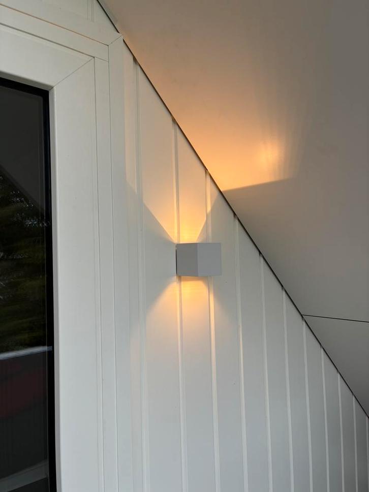 Keralit wit met houtnerfstructuur, Doe-het-zelf en Verbouw, Platen en Panelen, Nieuw, Overige materialen, Ophalen