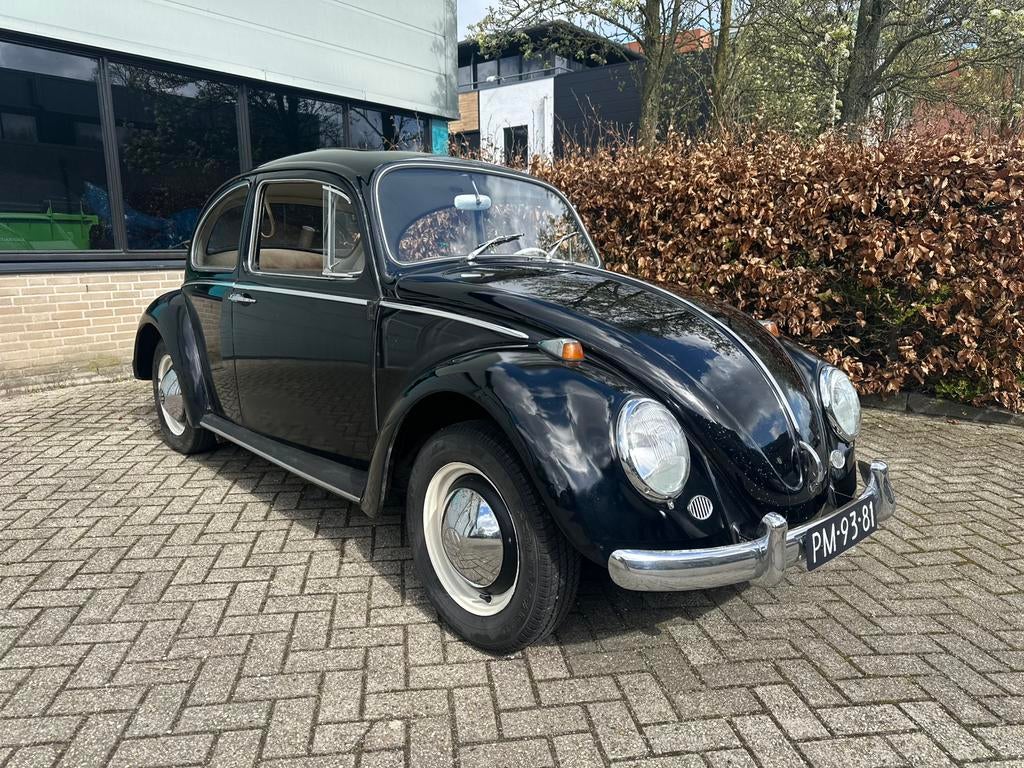 Volkswagen kever met stalen schuifdak, Achterwielaandrijving, Volkswagen, Zwart, Handgeschakeld