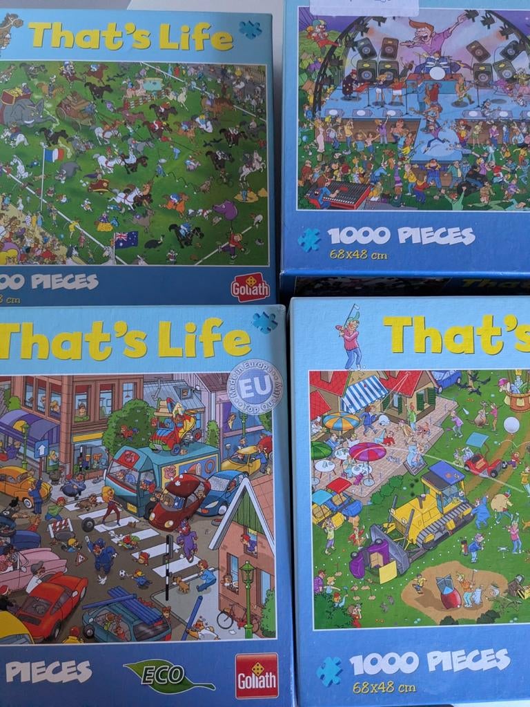 Puzzels, Ophalen of Verzenden, 500 t/m 1500 stukjes, Zo goed als nieuw