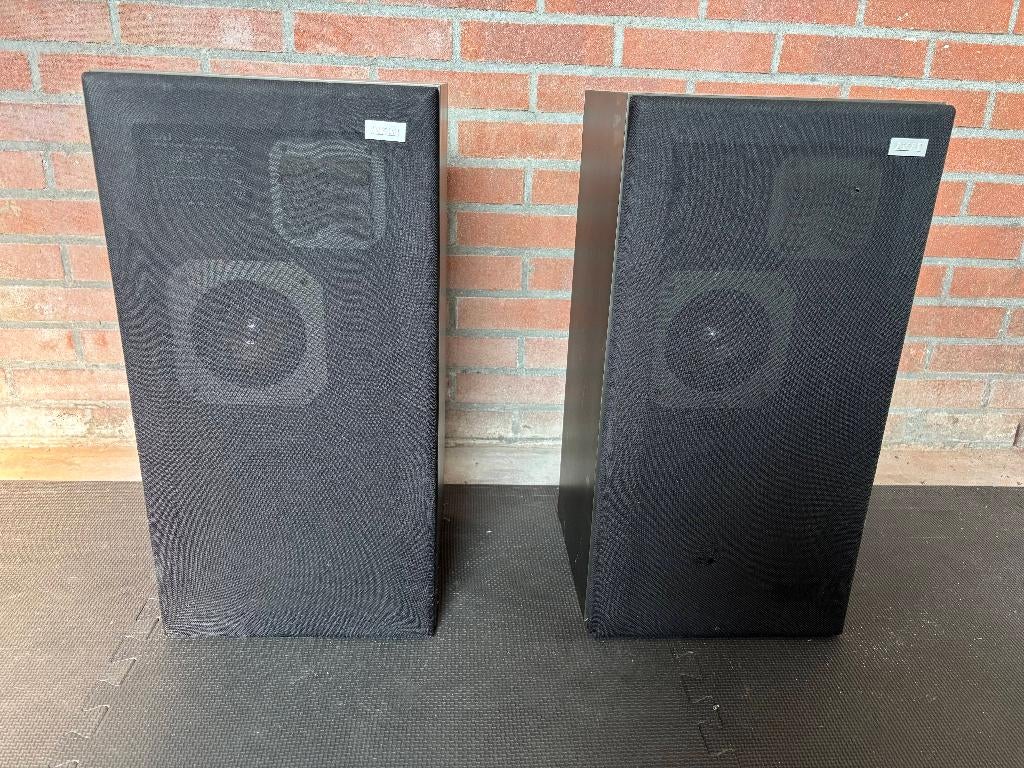 Akai SR-1300 3way speaker system, Gebruikt, 60 tot 120 watt, Front, Rear of Stereo speakers, Ophalen
