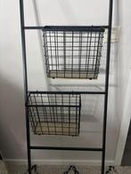 Zwart rek met manden van Xenos, Ophalen of Verzenden, Gebruikt