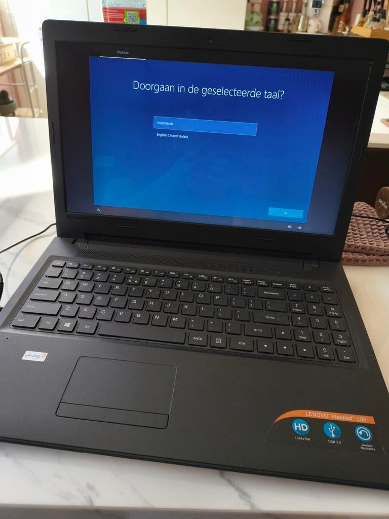 Lenovo Ideapad 100 Laptop, Ophalen, 2 tot 3 Ghz, Zo goed als nieuw, Lenovo